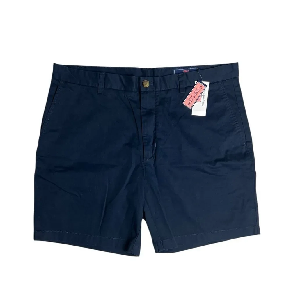Vineyard Vines 7” Stretch Breaker Shorts Navy Blue Men’s Size 38 NWT